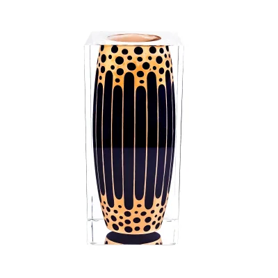 Nordic Home Decoration Living Room Hotel Exhibition Hall Decorations Transparent Embossed High Quality Acrylic Vase