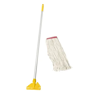 Wholesale Goodman Large Cotton Mop Plastic Handle Wet/Dry Floor Mop Metal Pole Lint Cleaning Function 501-700ML Capacity 80-90%