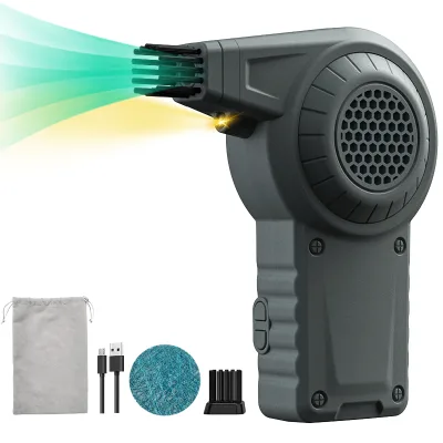 Cordless Mini Air Duster Rechargeable Battery Multi-functional Cleanser 26,000-35,000 RPM Motor for Sofa Keyboard Window