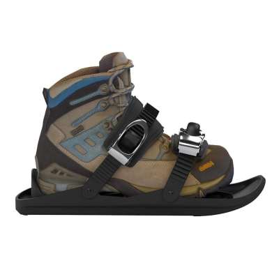 Portable Ski Boots Skiing Shoes Mini Ski Skates for Snow Short Skiboard Snowblades