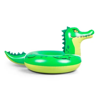 Customized Inflatable Dinosaur Animal signald Swimming Ring Floating Toys on Water