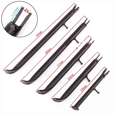 Motorcycle Side Kickstand Bracket Foot Support Frame Stand 208/265/315/385/420mm Motorcycle Support Side