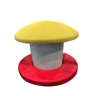 Hot Sale Gymnastic Mushroom Trainer Steel & Wood Customized Color Diameter 60cm Height 45cm Customized Logo Available for Export