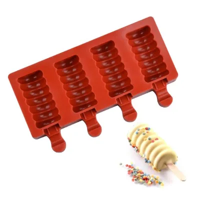 Popular Food Silicone Ice Cream Mold DIY Silicone Popsicle Mold