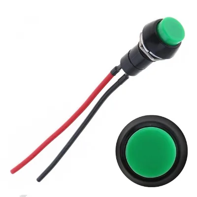 12V Universal Motorcycle Handlebar Switch Motorbike ON-OFF Button Headlight No Lock Switch Motorcycle