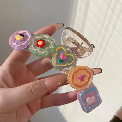 2023 Custom New Design Fashion Girls Cute Playful Cartoon Hair Claw