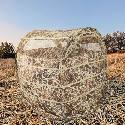 Camouflage Polyester Hunting Tent with Aerial Bird Shelter-OEM Brand Blinds