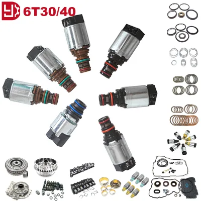 7PCS Genuine New 6T30E Automatic Transmission Solenoids for 6T30E/6T40E Systems in Chevrolet Lacetti, Buick Alpheon Models
