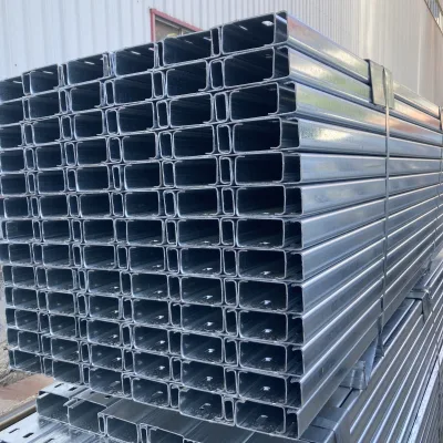 Cold Formed Galvanized C Purlin SS400 S235JR Q355B C Channel Steel for Solar Bracket Warehouse Roof Construction