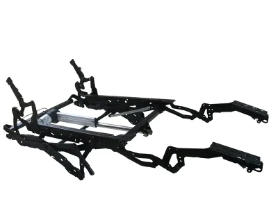 Black Recliner Sofa Mechanism Manual Frame Lazy Chair Mechanisms Single Double Three Seat Adjustable Recliner Mechanism