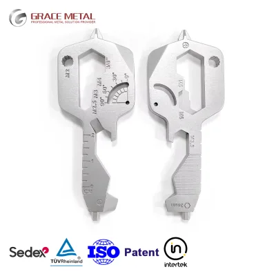 Best Promotional Metal Keychain Smart Key Tool Multi-functional Multi Tool Key