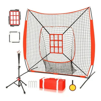 Sturdy Durable Batting Hitting Pitching Great Kids Adult Youth Baseball Softball Practice Net