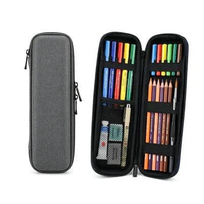 EVA Pencil Case Custom Mold Inner Space Carrier for Adult Graphic Designer Marker Pens Remote Office Short Business Journey