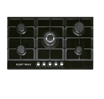 Build in 5 burner Gas Hob with Tempered Glass Gas Kitchen Sotve