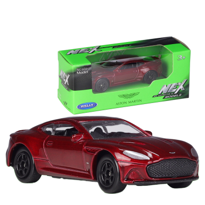 WELLY 1:60~64 Aston Martin DBS Sports Car Simulation Alloy Finished Plastic Toy Car Model