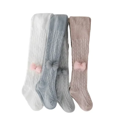 High Quality Wholesale Fashion Cute 100% Cotton Pantyhose Custom Kids Girls Tights