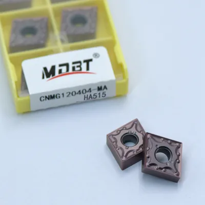 CNMG Carbide Turning Insert CVD Coated External Turning for Stainless Steel OEM Customizable HRC45