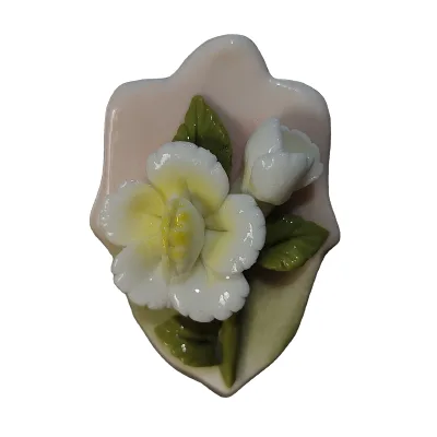 Hand-carved Art Deco Ceramic Refrigerator Magnets Eco-Friendly & Waterproof Home Decor for Living Room
