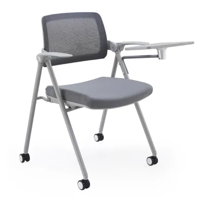 Light Modern Mesh Office Training Chair Extendable Convertible Foldable Conference Chair ForMeeting Room Training Room Use