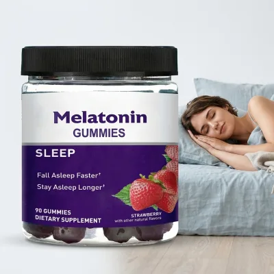 OEM Wholesale Sugar Free Kids Sleep Aid Melatonin Gummies 1mg 10mg 120 Sleeping Support Children's Melatonin Gummies for Kids