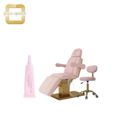Fan Eyelashes Recline Heating Lash Table for Luxury Beauty Room Salon Electric Lash Bed of Eyelash Extension Set