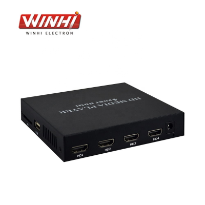 MPC1080P 4 HD-MI Output Ports Digital Signage Multiple Displays Device Advertising Video Media Player for Mkv Format