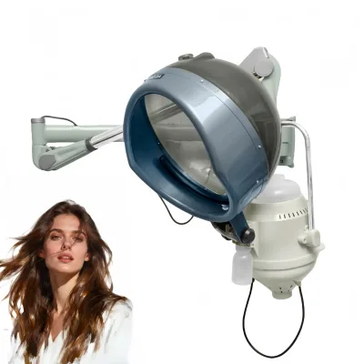 Professional Wall-Mounted Hair Steamer Salon Hanging Oil Treatment Machine Spa Hair Care Steamer