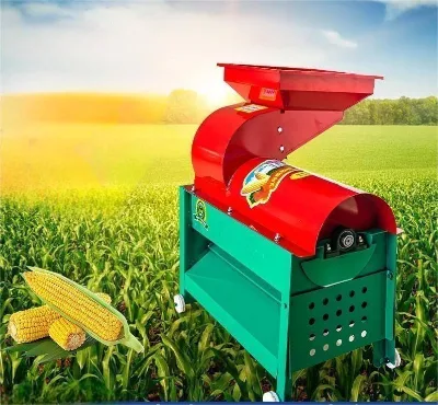 Small Gasoline Engine Type Corn Thresher and Sheller, With High Quality Motor Accessories, and an Output of 2000kg Per Hour.