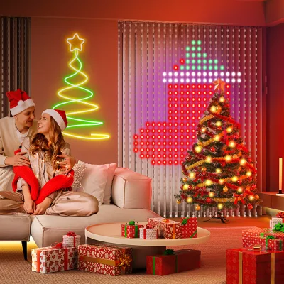Colorful Curtain Light Christmas Atmosphere Light LED Eave Light String