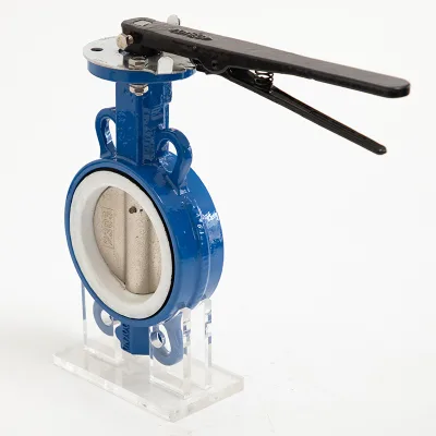 HT Good Price Custom Manual Worm Gear Operated Ductile Iron Soft Sealed Butterfly Valve Water Control