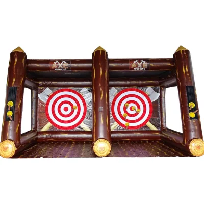 Portable Inflatable Axe Throwing Game for Backyard & Carnival