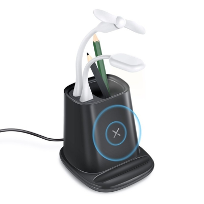 Best and Cheap Wireless Charger with Pen Holder Multifunction Office Gift Set