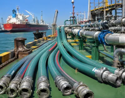 OCIMF 2009 Standard Double Carcass Floating Natural Rubber STS Oil Hose with CCS BV Certification for Marine Cargo Transfer