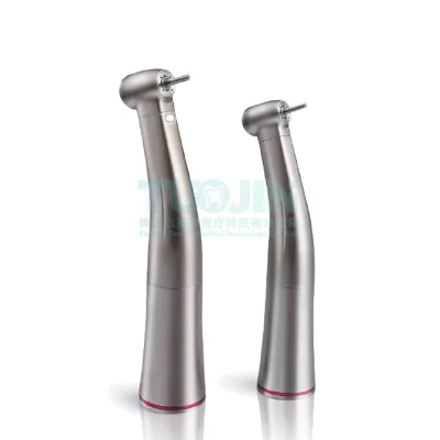 Dental 1:5 Contra Angle Triple Water Spray Red Ring Push Button Head Low Speed Handpiece Use for Clinic Hospital Dentistry Tools