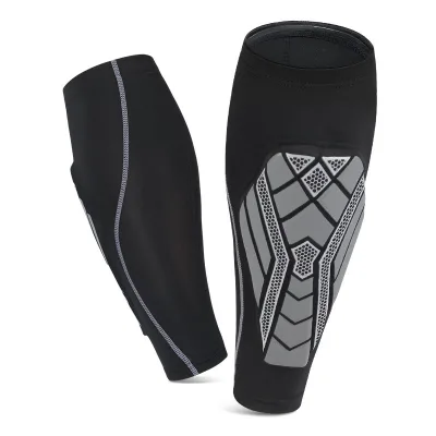 Honeycomb Elastic Anti-collision Calf Shin Guard Brace Support Protective Compression Leg Sleeves for Outdoor Sports