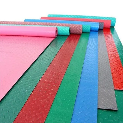 Industrial PVC Anti-Slip Floor Mat - Herringbone Pattern Heavy Duty Safety Matting - Customized Workshop Floor Runner