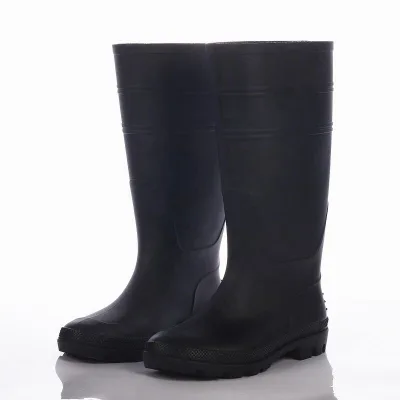 Rubber Easily Dried Fabric Safety Rain Heavy Duty Boots  PVC Rain Shoes  in Guangzhou