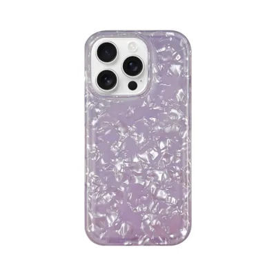 Wholesale Pink Cute Magnetic Phone Case for iPhone 16 15 Pro Max Glitter Pink Shell Pattern Phone Case for iPhone Cover
