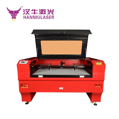 100W/120W/150W Double Heads Laser Machine for Fabric/leather Cutting 1300*1000mm Felt Material Cutting Machine