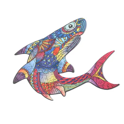 Custom Art Wooden Jigsaw Puzzle Custom Wood Puzzle for Creative Educational Toy Holiday Souvenir Gift