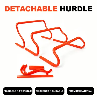 Detachable Foldable Training Hurdle Portable Soccer Agility Speed Hurdle Kids Fitness Obstacle Hurdle for Sports Exercise