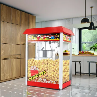 High Quality Popcorn Vending Machine Uniform Heating Insulation Stainless Steel Commercial Durable Popcorn Machine