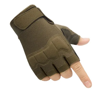 Half Finger Tactical Gloves, Suitable for Male Special Forces Enthusiasts for Outdoor Sports, Cycling, and Mountain Climbing