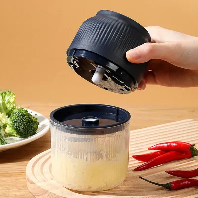 Yun Portable Cordless Electric Garlic & Meat Mini Processor Small Food & Onion Chopper Specialty Tools for Home Kitchen Use
