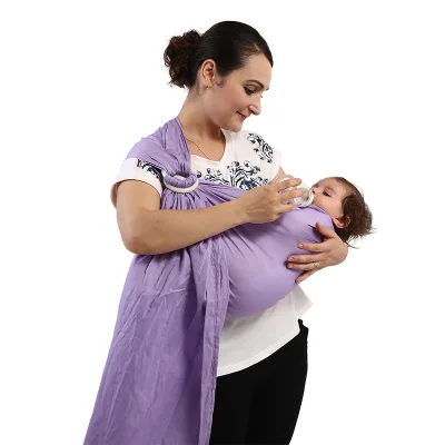 Organic New Born Wrap Carrier Ring Sling Baby Carrier Adjustable Labor-Saving Baby Wrap Sling