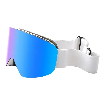 Promotional Cylindrical Rimless Ski Goggles Dustproof Retro Anti-scratch Oversized Ski Glasses