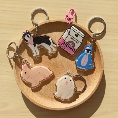 Product Promotion Trademark Key Loss Prevention Key Holder Lanyard Bottle Opener Custom Keychain Anime Keychain
