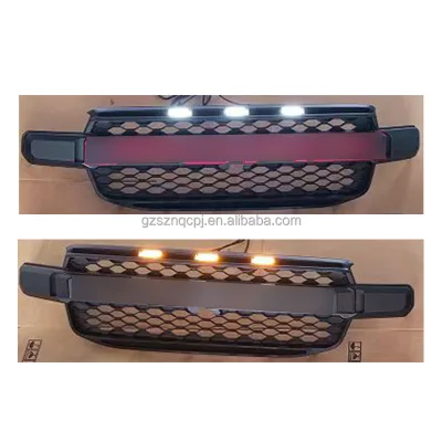 Bumper LEd Grills for Ford Ranger T9/EVEREST 2023+ Modification Air Intake Grille Exterior Accessories Whit Light Body Kit