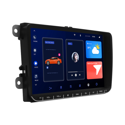 Car Multimedia Player Video Auto Car Stereo Gps Wifi Bt Phone Reverse Camera and Gps System Car Radio for VW