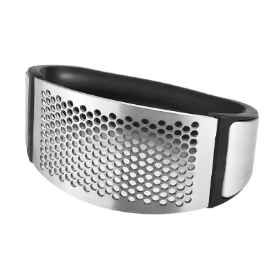 Hot Sell Garlic Press Kitchen Accessories Stainless Steel Garlic Press With Plastic Handle